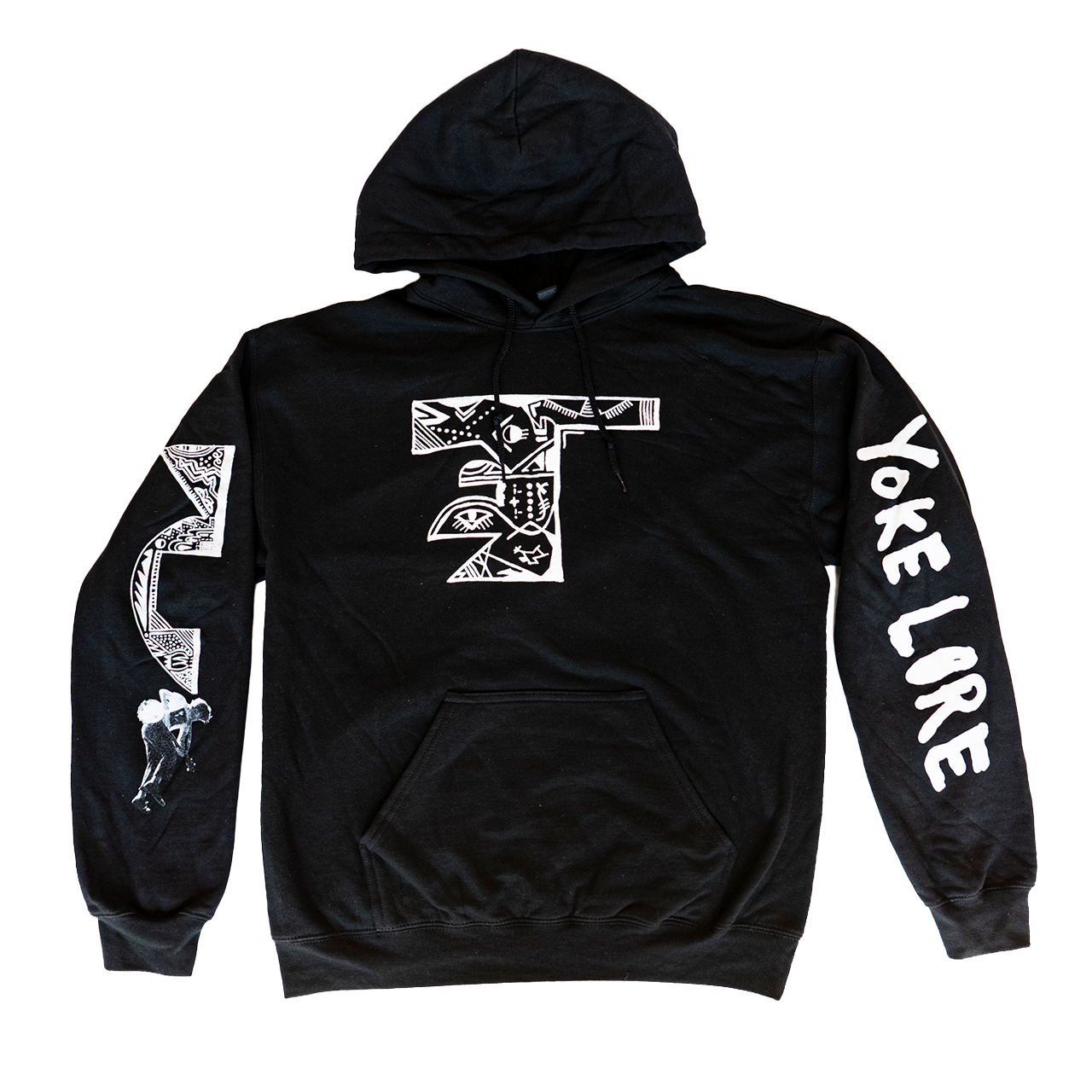Black Doodle Hoodie