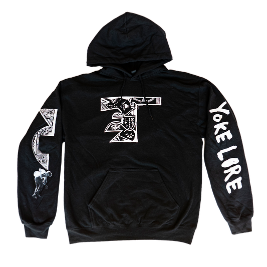 Black Doodle Hoodie