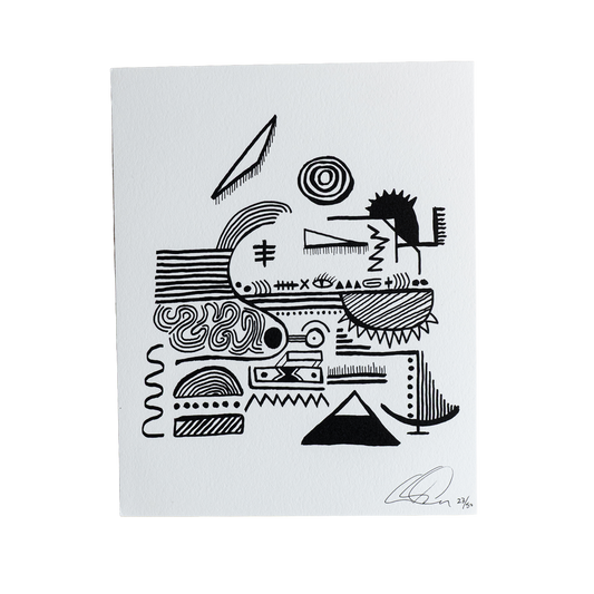 "Cogs" 8x10 Original Art Print (signed)