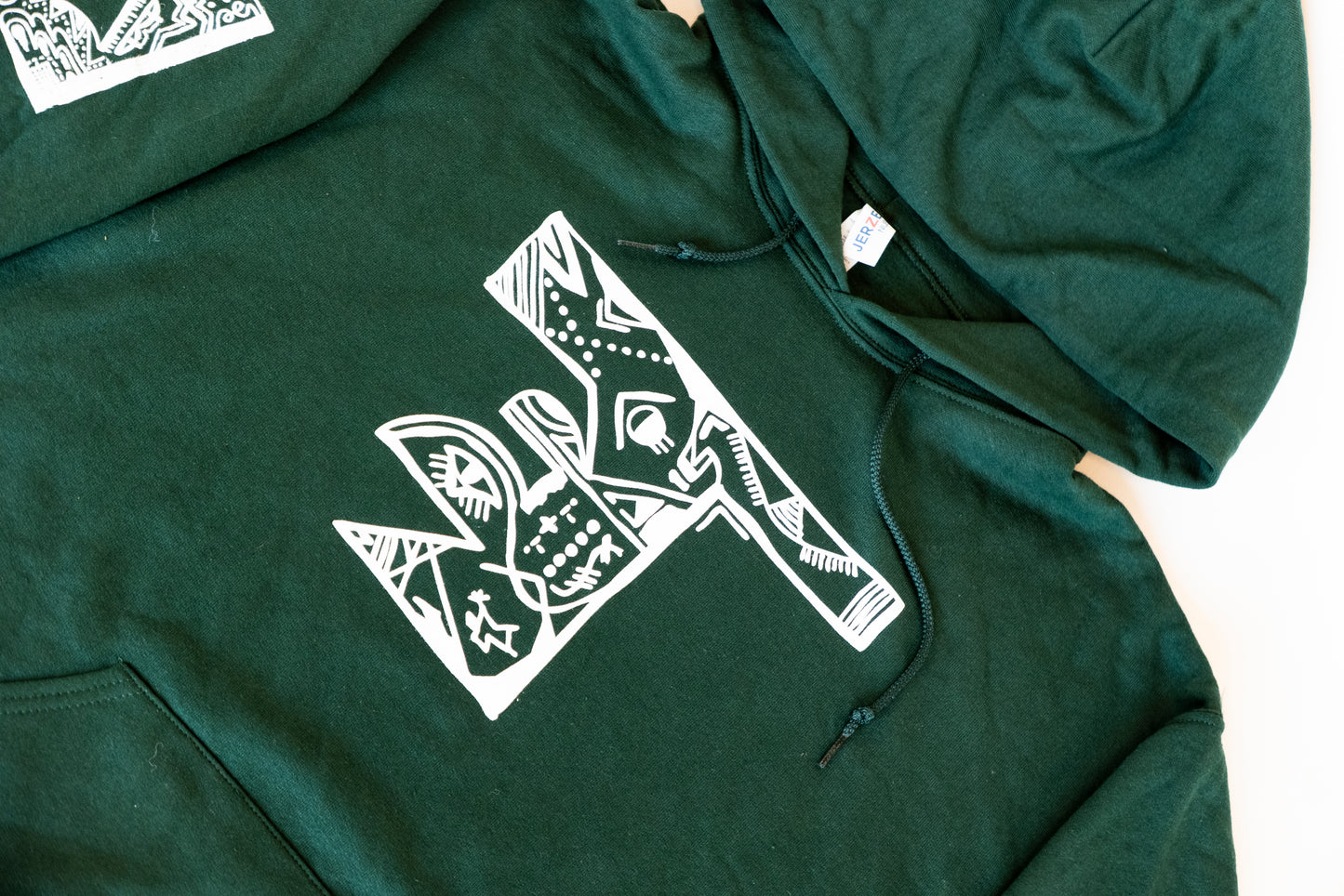 Green Doodle Hoodie