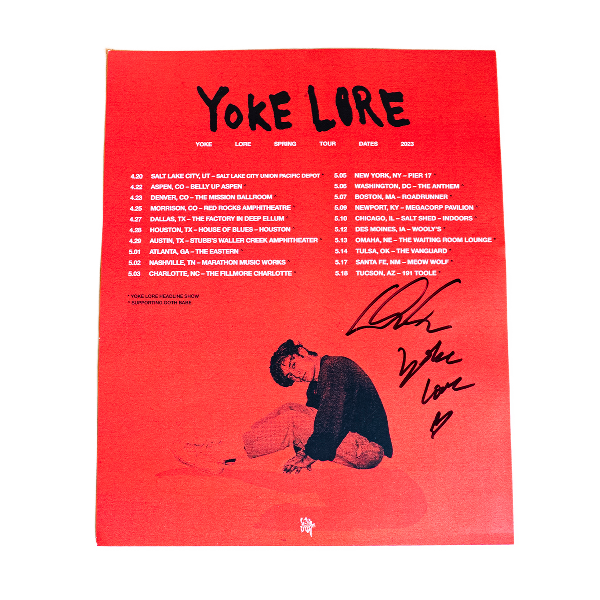 2023 Tour Poster - AUTOGRAPHED