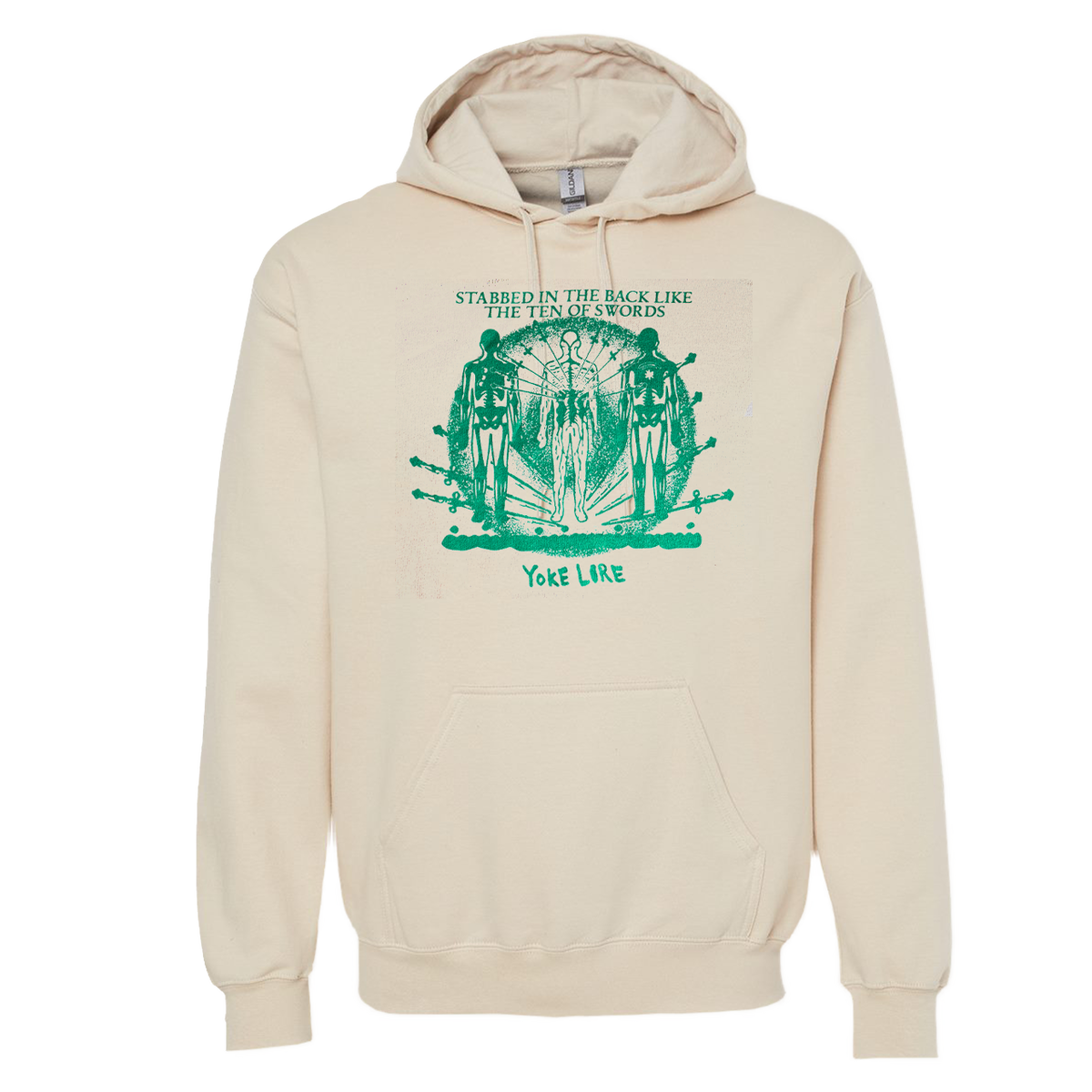 The Ten Of Swords Hoodie (Sand)