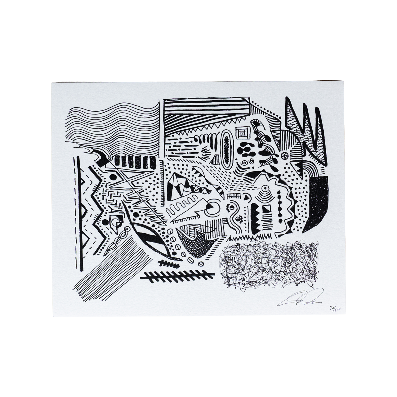 "Scribble" 8x10 Original Art Print (signed)